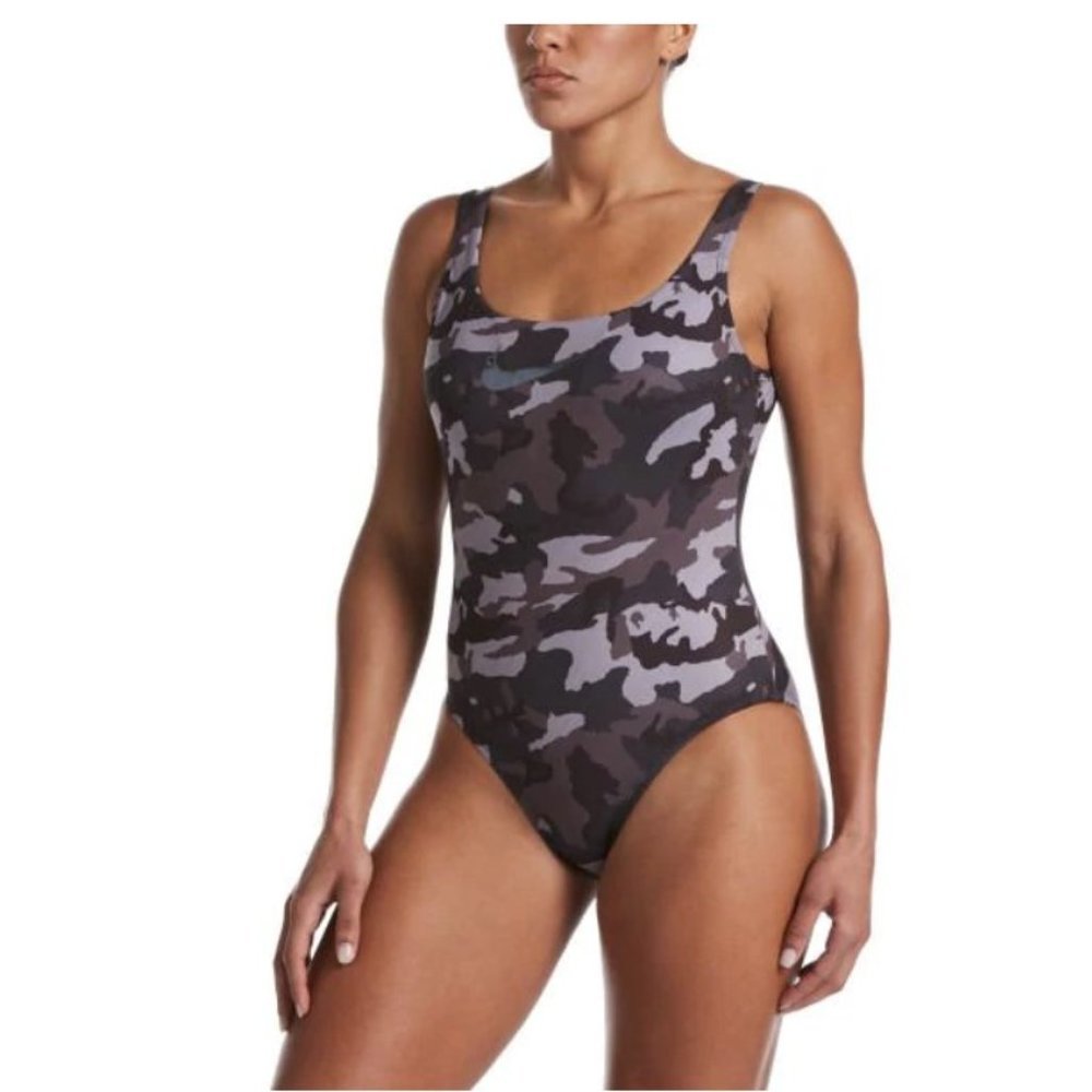 Nike NESSA326 Swimsuit Camo U-Back One Piece